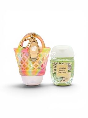 Bath & Body Works rainbow JELLY TOTE PocketBac Holder + WAIKIKI
BEACH COCONUT